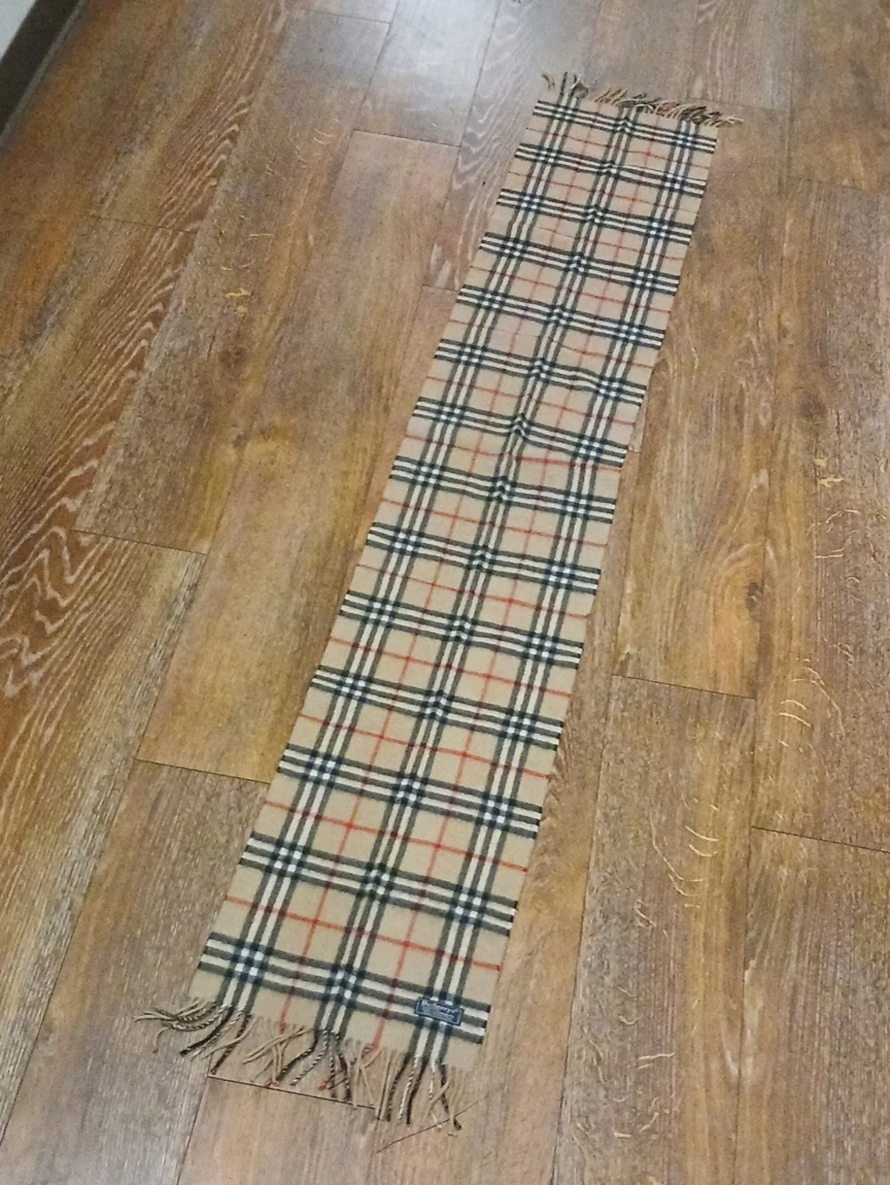 Burberry Check Cashmere Scarf